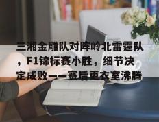 三湘金雕队对阵岭北雷霆队，F1锦标赛小胜，细节决定成败——赛后更衣室沸腾的简单介绍-九游官方活动